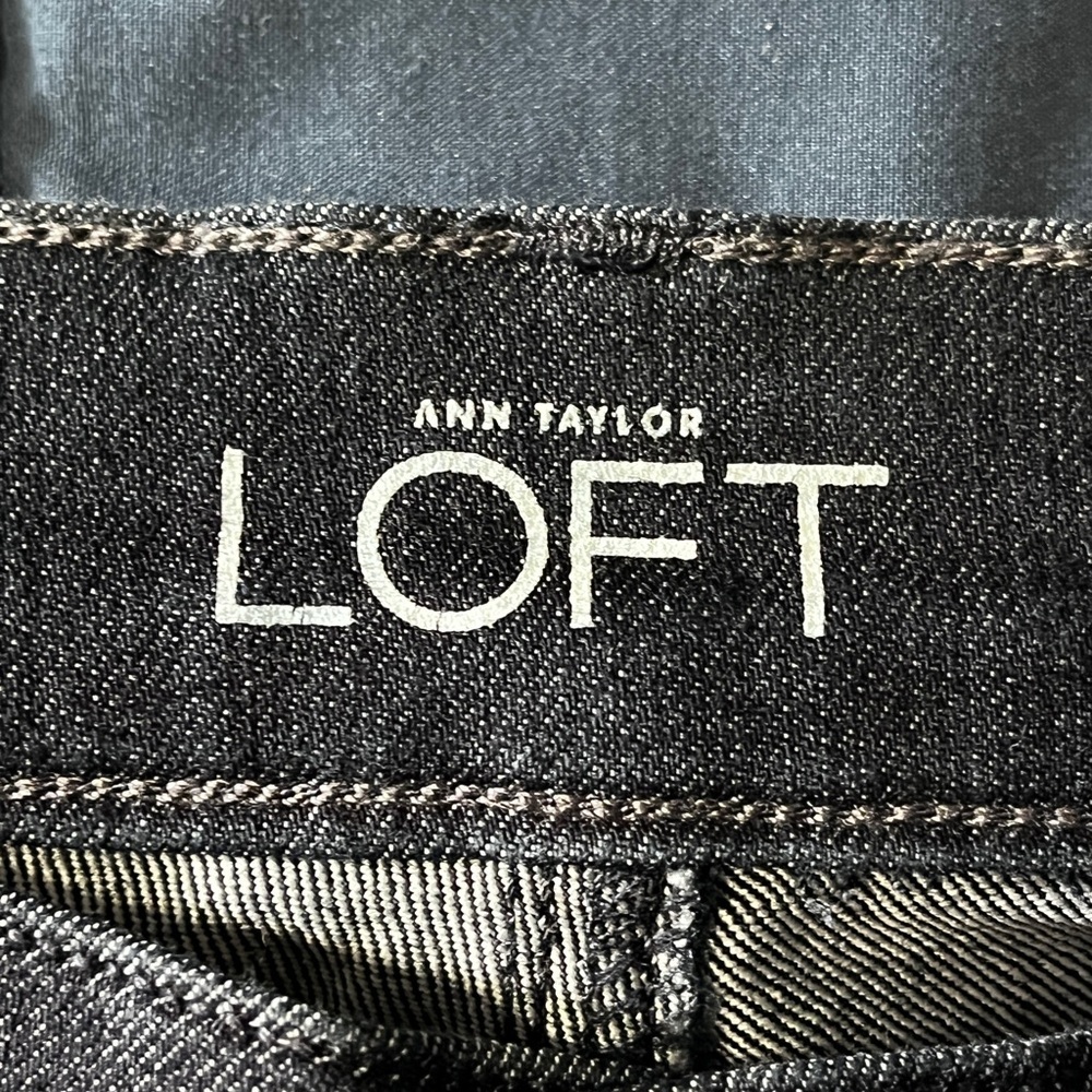 LOFT Dark Blue Modern Skinny Jeans sz 28 / 6 NWT - Picture 6 of 11
